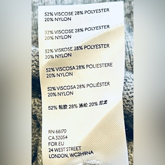 Anthropologie Sweater Paloma Knit Cowl Neck in Gray Size XS - Picture 6 of 12